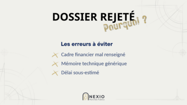 Top 3 des erreurs à éviter